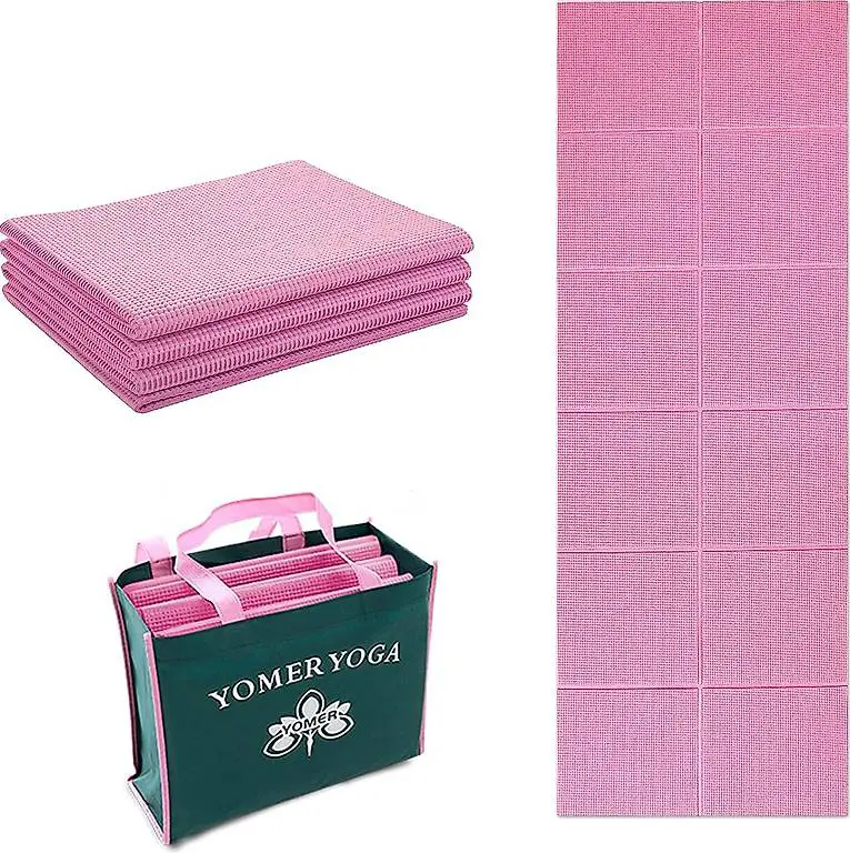 Yogamatte faltbar 173 x 61 x 6 mm - Sportmatte - Fitnessmatt