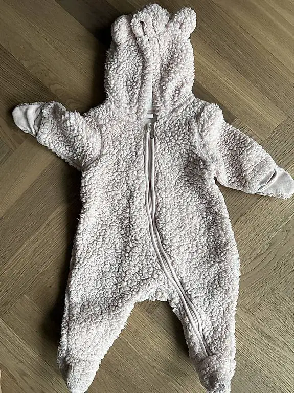 H&M Rosa Bärchen Winteranzug gr. 62