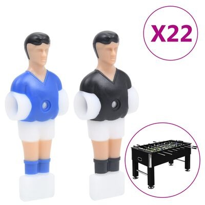  vidaXL Tischfussball-Spieler 22 Stk. für 12,7 mm Stange