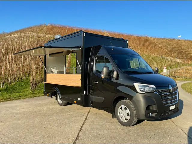 renault / renault trucks, renault master 145dci foodtruck (kasten) , verkaufswagen
