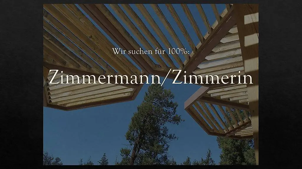 Zimmermann/Zimmerin 100% in Basel