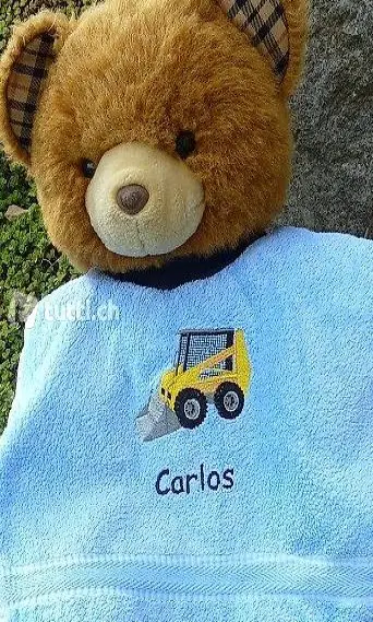 Lätzli bestickt, Bobcat