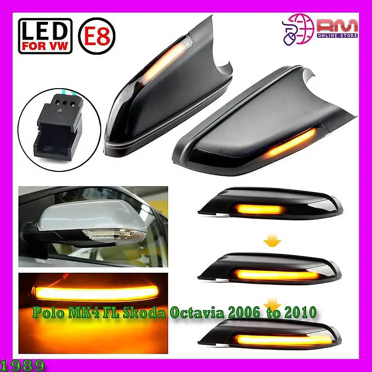 Skoda VW Dynamic Blinker E-Prüfz.