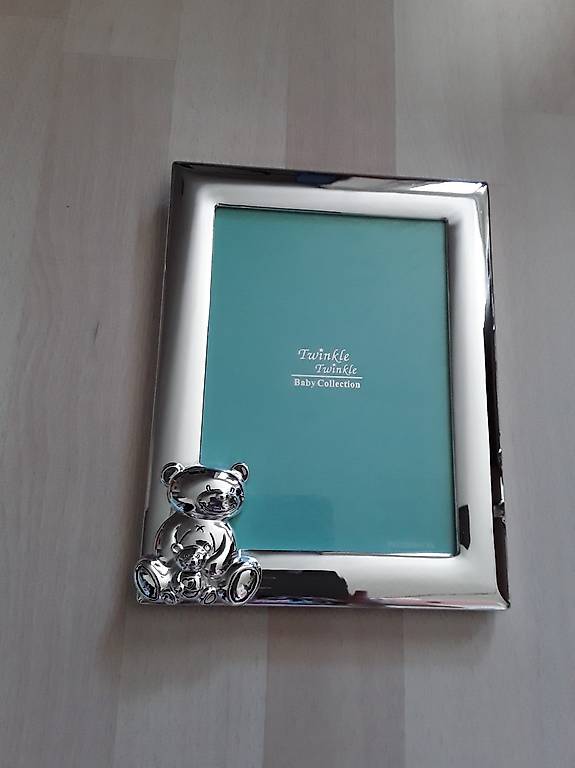 Bilderrahmen "Bärchen" silberfarben