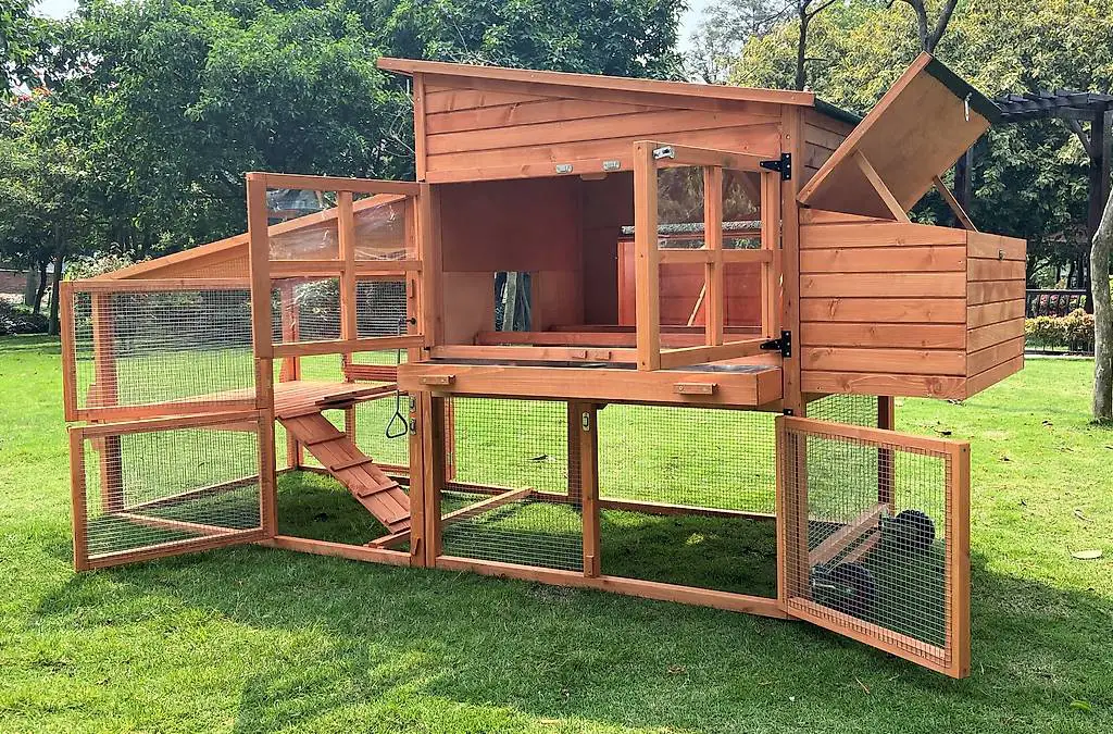 isolierter hühnerstall hühnerhaus hasenstall meerschw. xl+ne