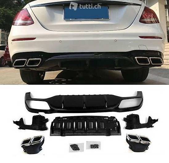  Diffusor E63 AMG Mercedes E-Klasse W213 Limo