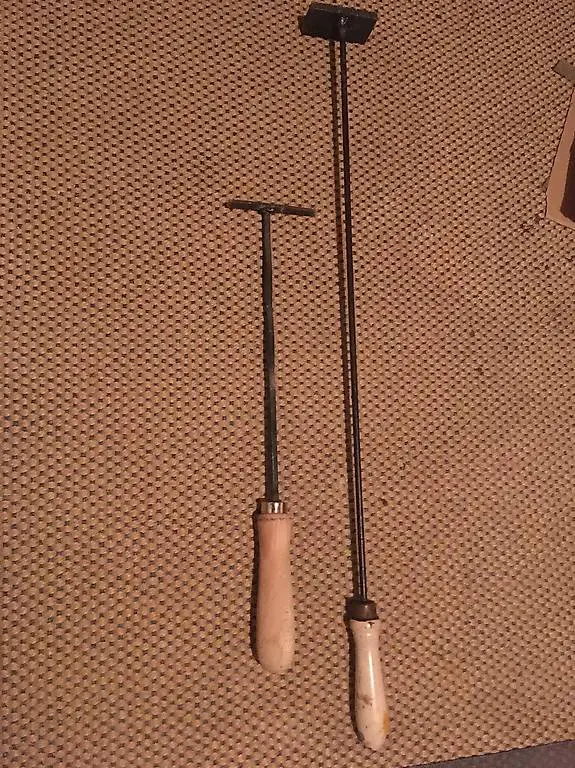 Feuerhaken Schürhaken Kruckli + grosse Krucken f. Holzofen