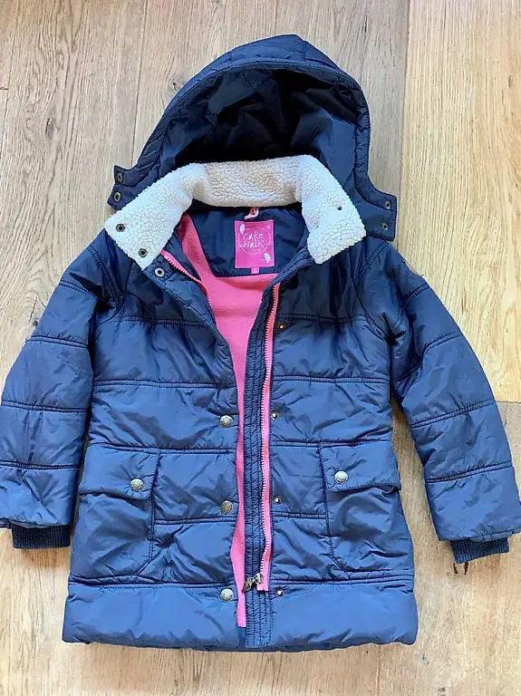 Kuschelige Winterjacke von cakewalk, Gr. 122/128