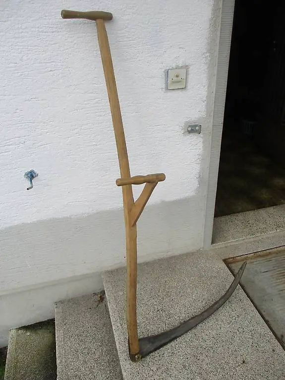 Holz-Sense Segetze Gras mähen robust und gut erhalten