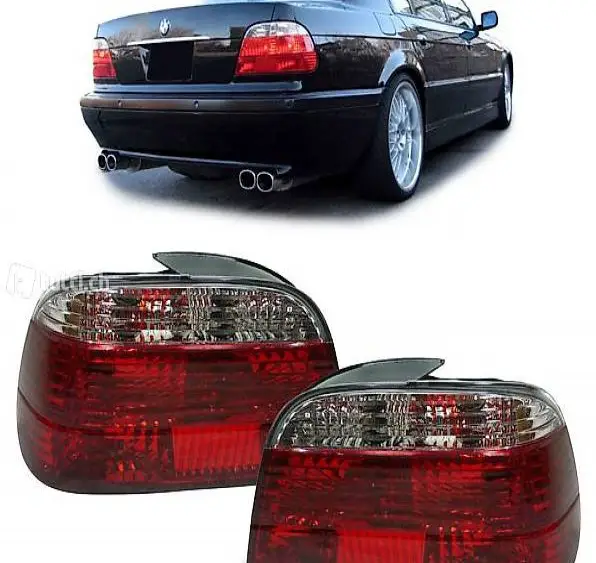  KLARGLAS RÜCKLEUCHTEN ROT KLAR FÜR BMW 7ER E38