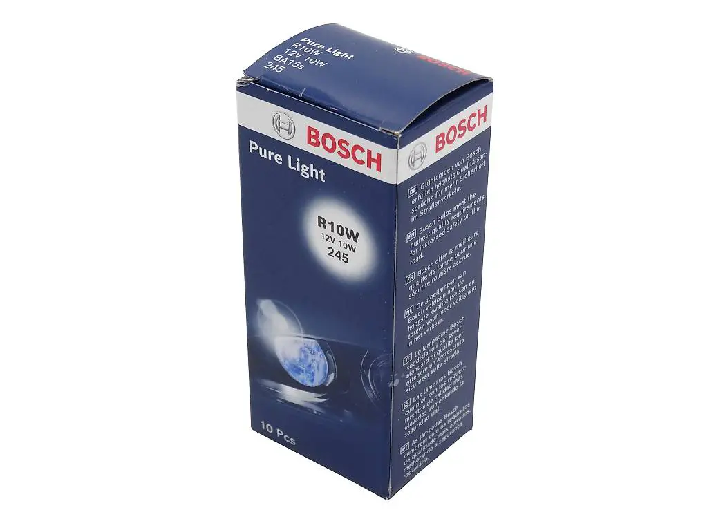 Glühbirne 12V R10W, "Pure Light", original BOSCH