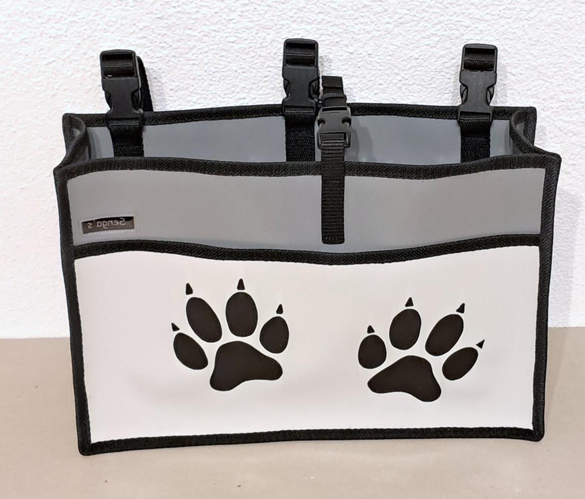 Hundebox Tasche «2 Pfoten» in Schweizer Handarbeit