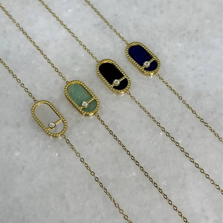 Armband "Rona" Naturstein