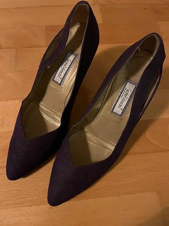 Gianni Versace Schuhe Grösse 39,5 violett vintage