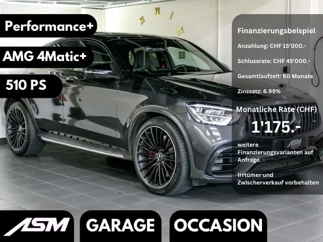 MERCEDES-BENZ GLC Coupé 63 S AMG Performance+ 4Matic+ 9G-Tronic Selenite-G