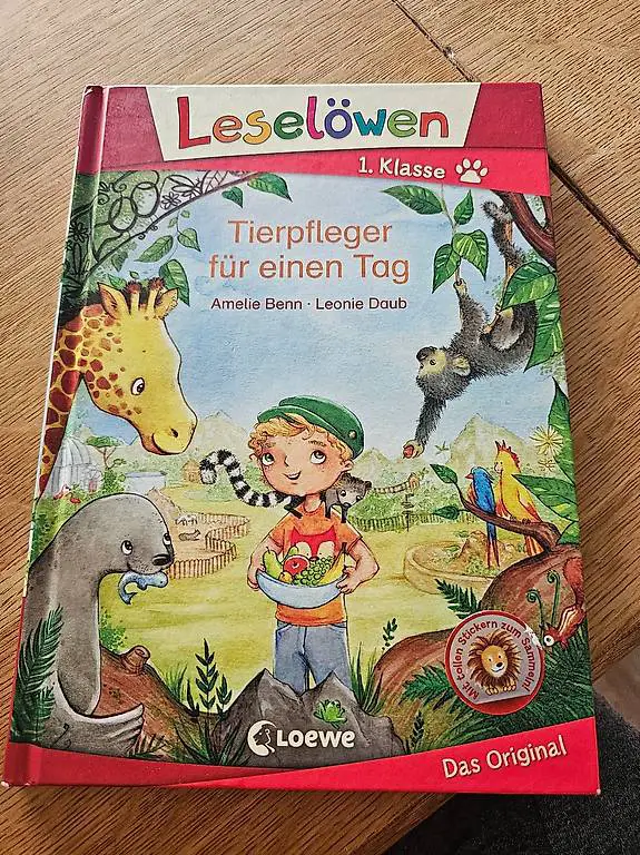 Leselöwen Tierpfleger für einen Tag