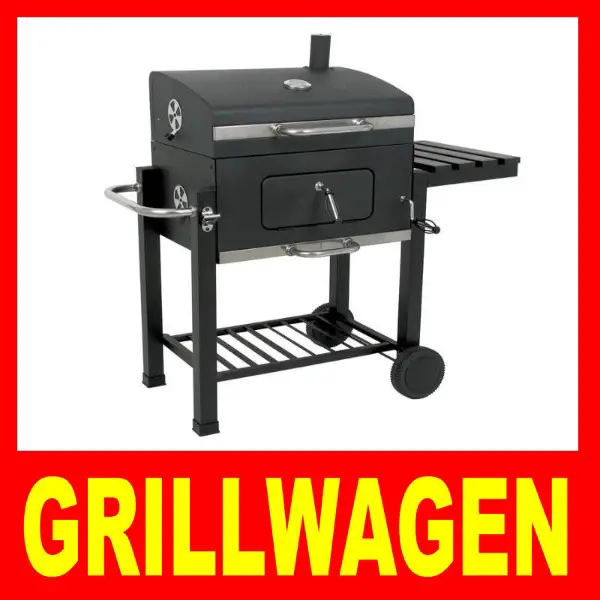 Luxus Smoker Grillwagen *Red Rock* Kohlegrill Grill