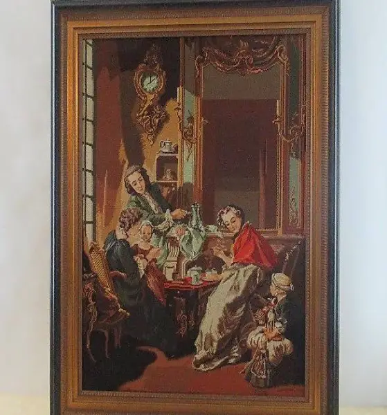  Bildwirkerei Goblin antik