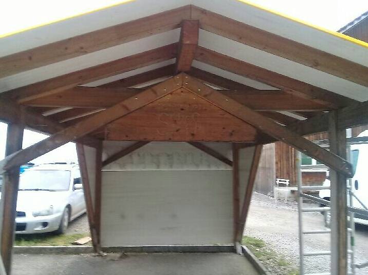 Carport 3x4Meter mit Ziegeldach