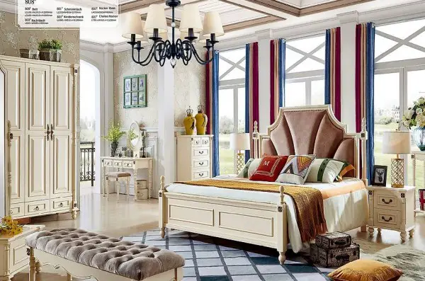  GRÜNDERZEIT KOLONIAL ANTIK STIL BETT ECHTES HOLZ NEU 808