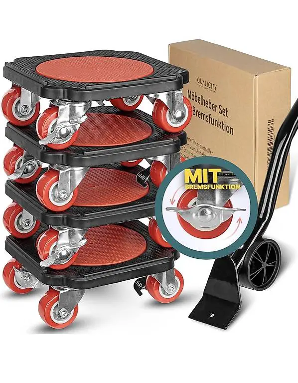 Möbelroller mit BREMSEN
