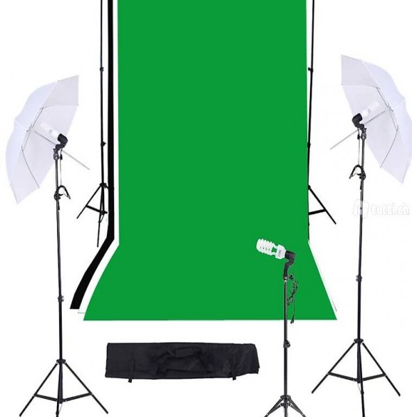  Photography/Video Studio Triple Lighting Kit