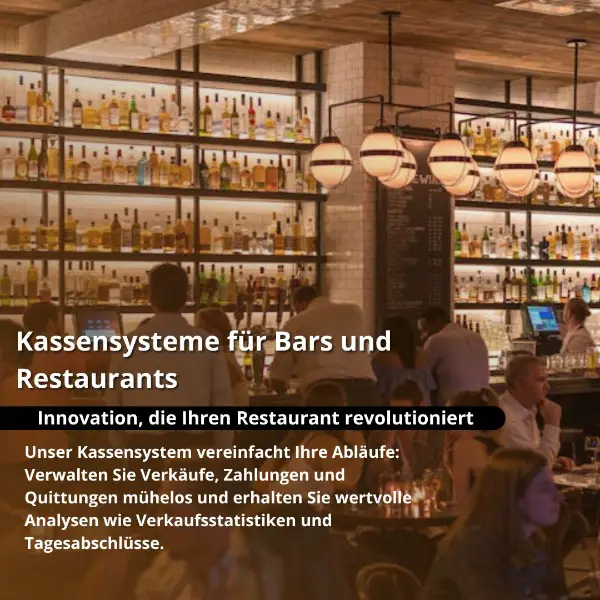 Kassensysteme für Bars und Restaurants