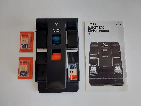 Agfa F 8S automatic Klebepresse, Top-Zustand, mit Garantie