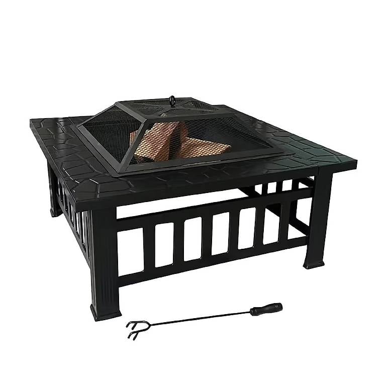 Feuerschale ERIS mit Grillrost 81 x 81 cm