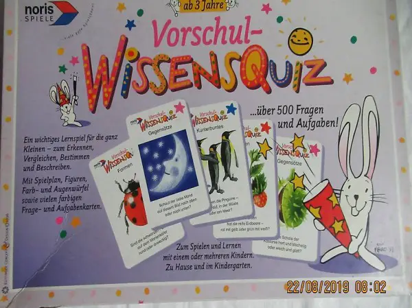  Vorschul-WISSENSQUIZ, VORSCHUL - WISSENSQUIZ
