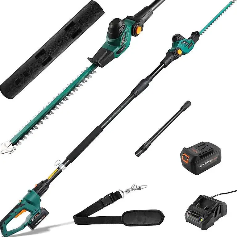 Akku-Teleskop-Heckenschere, Akku-Heckenschneider, mit 20V 4