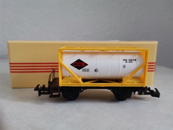WESA Chemiecontainerwagen CCR, mit Schachtel