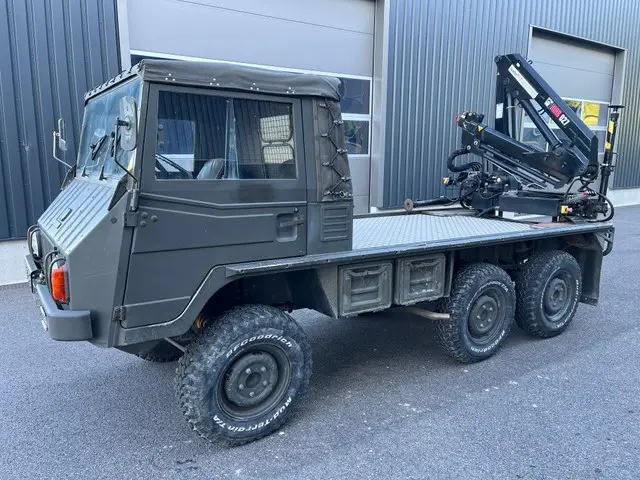 puch, steyr-puch pinzgauer 6x6, kran