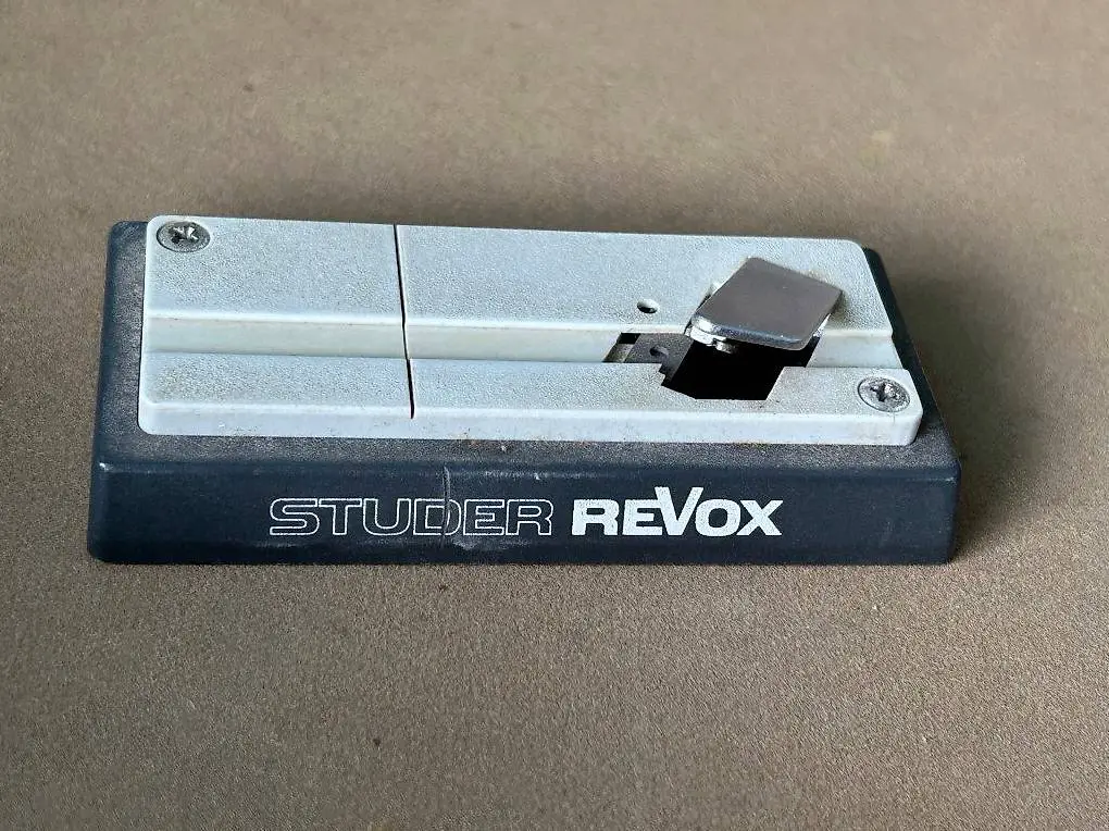 Studer Revox Tonband Schneidegerät Bandschneider Reel