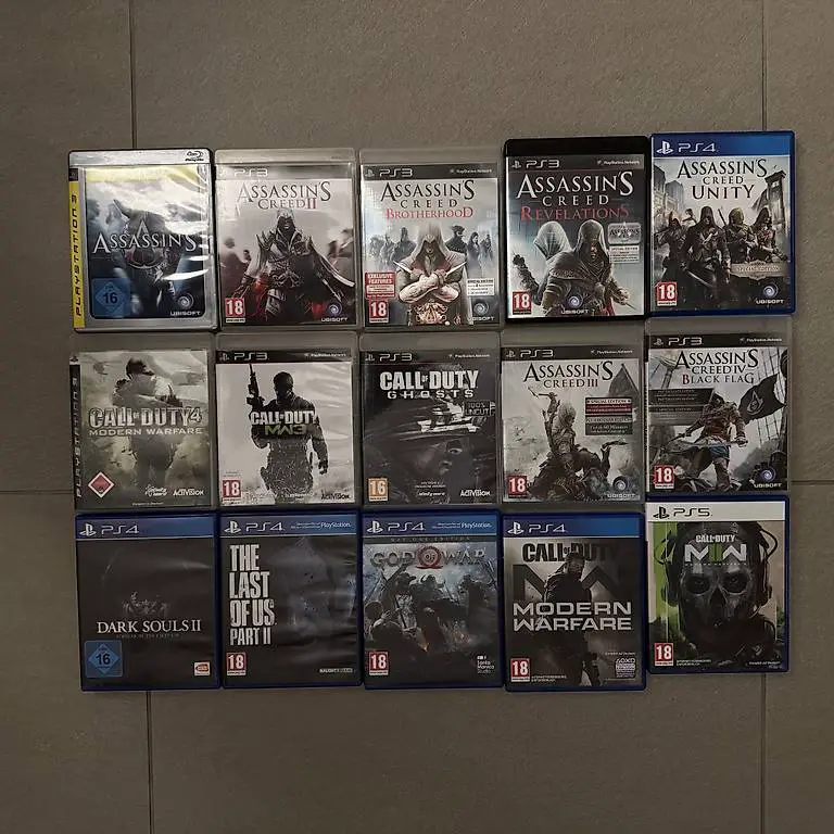 Diverse PS3 PS4 PS5 Games zu verkaufen