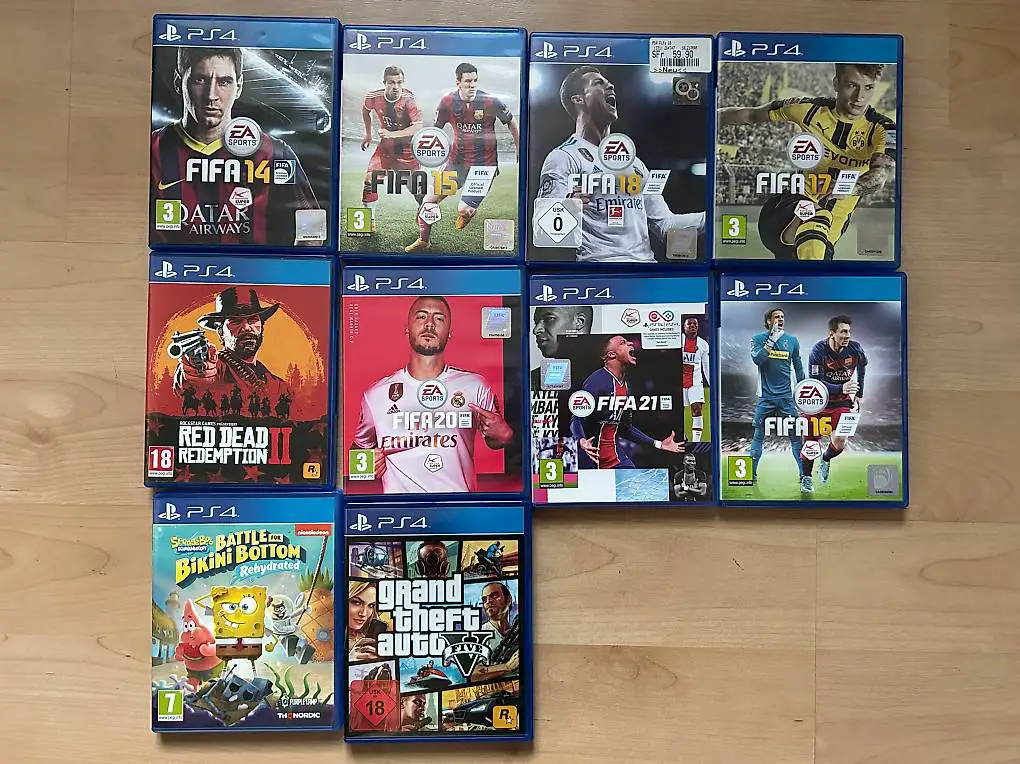 Sony PS4 Playstation 4 Games Spiele Sammlung