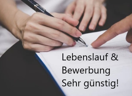 Ich schreibe Deine Profi-Bewerbung & LebenslaufGünstig