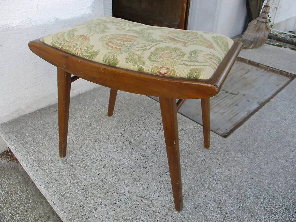 Klavier-Stuhl Sessel Klavier-Hocker Holz gepolstert - Piano