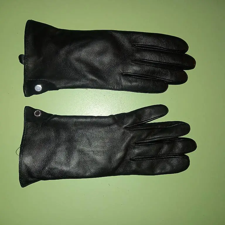 Lederhandschuhe Damen, schwarz, Tchibo