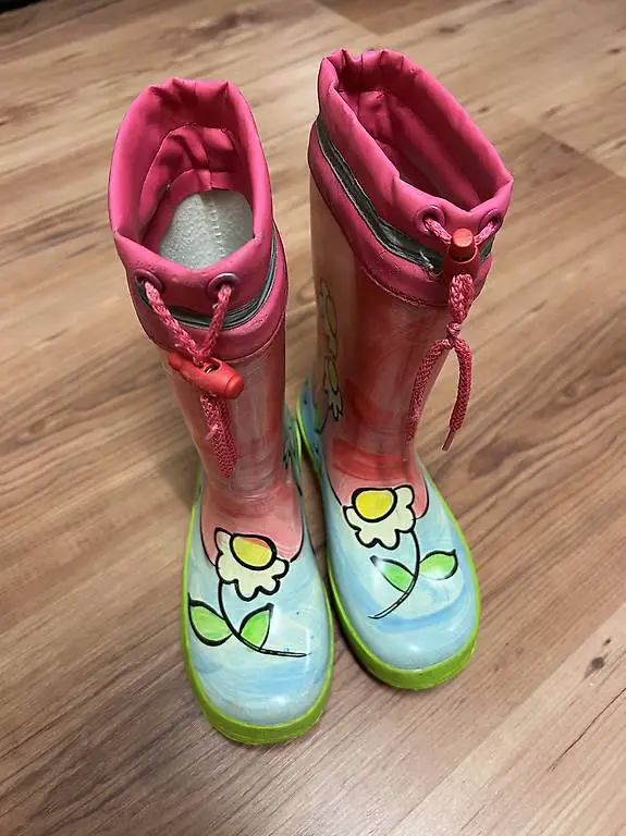 Regenstiefel pink/bunt, Gr. 28