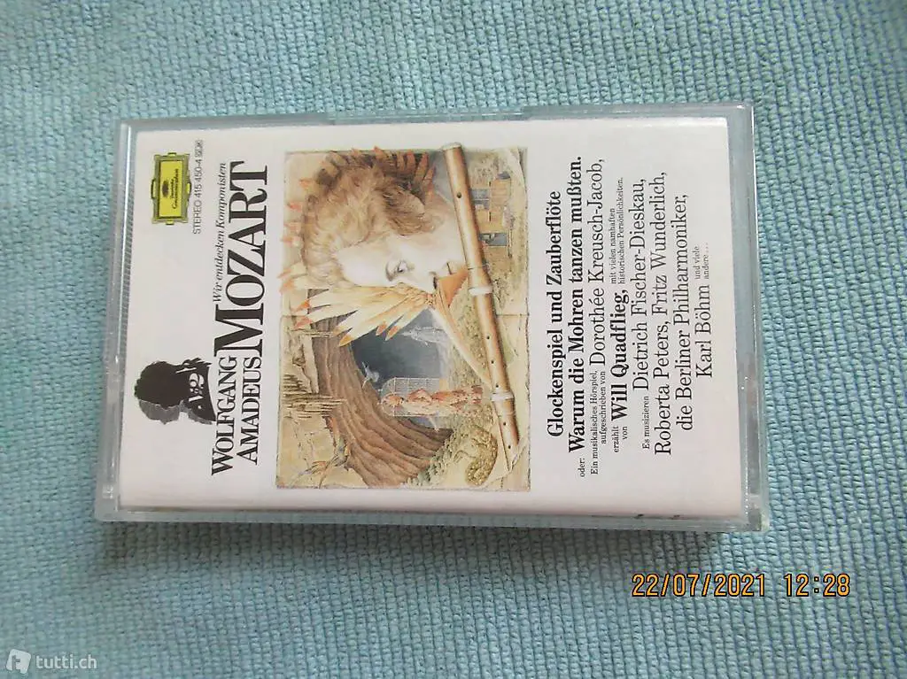 wolfgang amadeus mozart, eine kassette