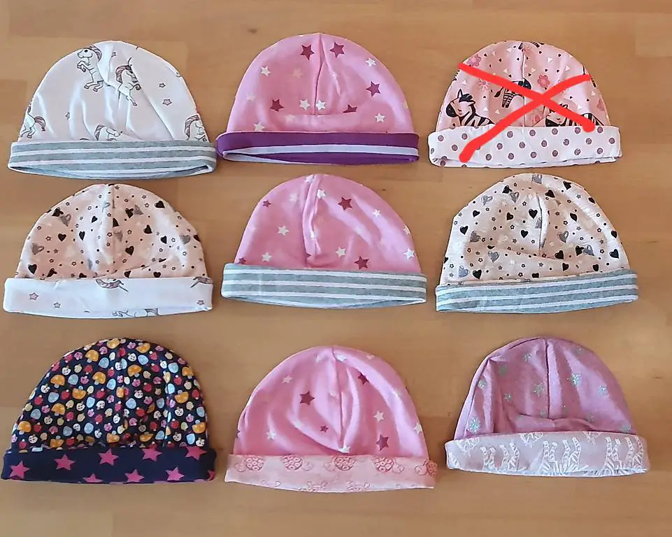 Babymützen wendbar