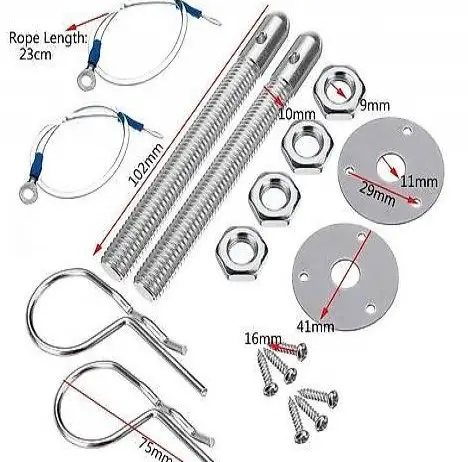  Mount Hood Pin Plate Bonnet Lock Kit MHP