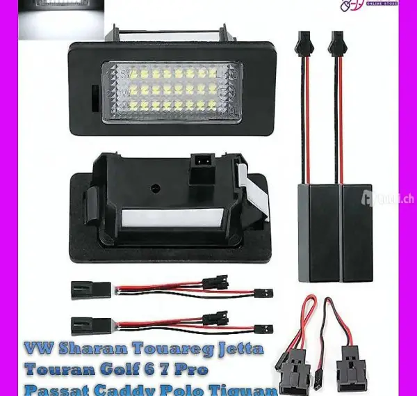  VW LED Kennzeichenleuchte