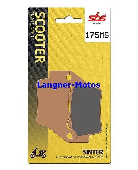 bremsbelag sbs 175 ms bmw c gt x 400, yamaha xc s-max 155