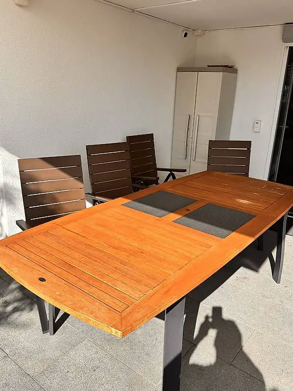 Gartentisch mit 4 Stühlenausziehbar auf 240cm