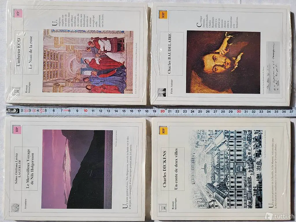 Livre le nom de la rose Baudelaire Dickens Voyage de Nils