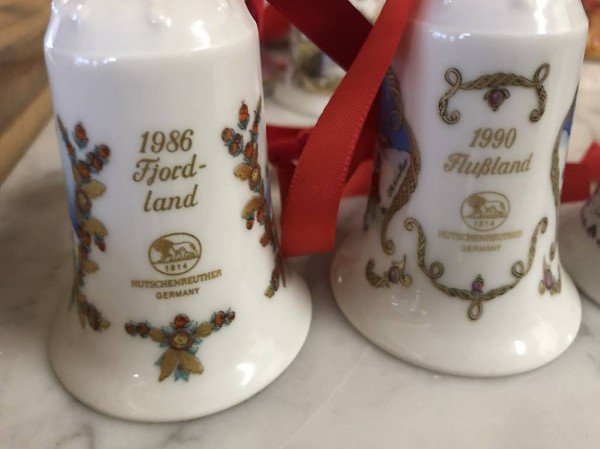 Hutschenreuther Weihnachtsglocken 1986 & 1990