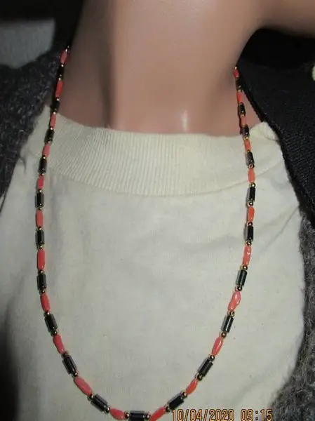  Halskette, Halsschmuck, Halsband, Echtsteinkette, fein, edel