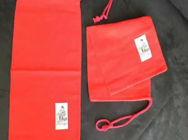 Schuhe und Handtasche Beutel